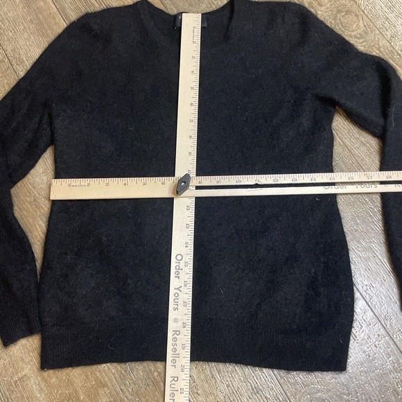 Charter Club 100% Cashmere Luxury Sweater Jumper Black Small Womens Crew Neck - Picture 2 of 5